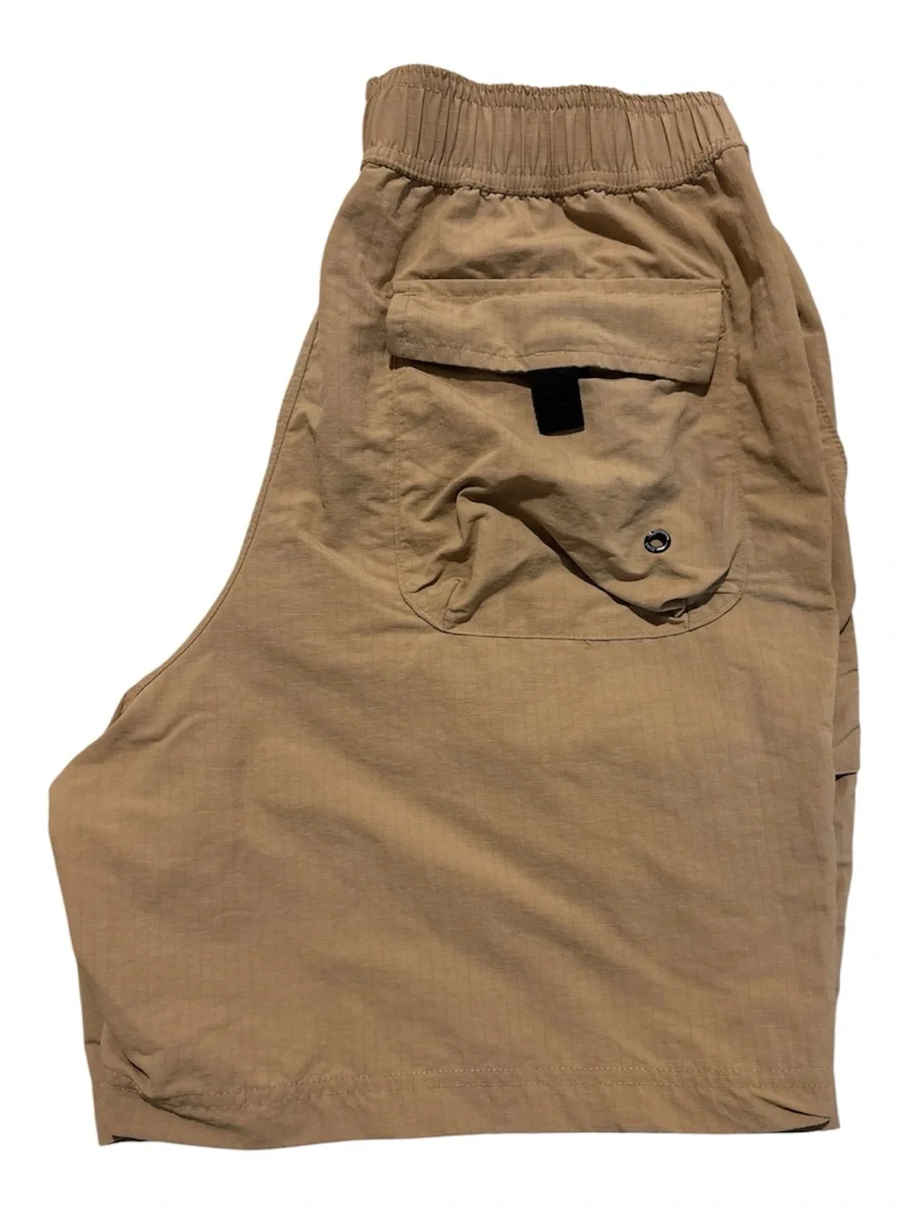 Champion Tan Cargo Shorts with Black Drawstring